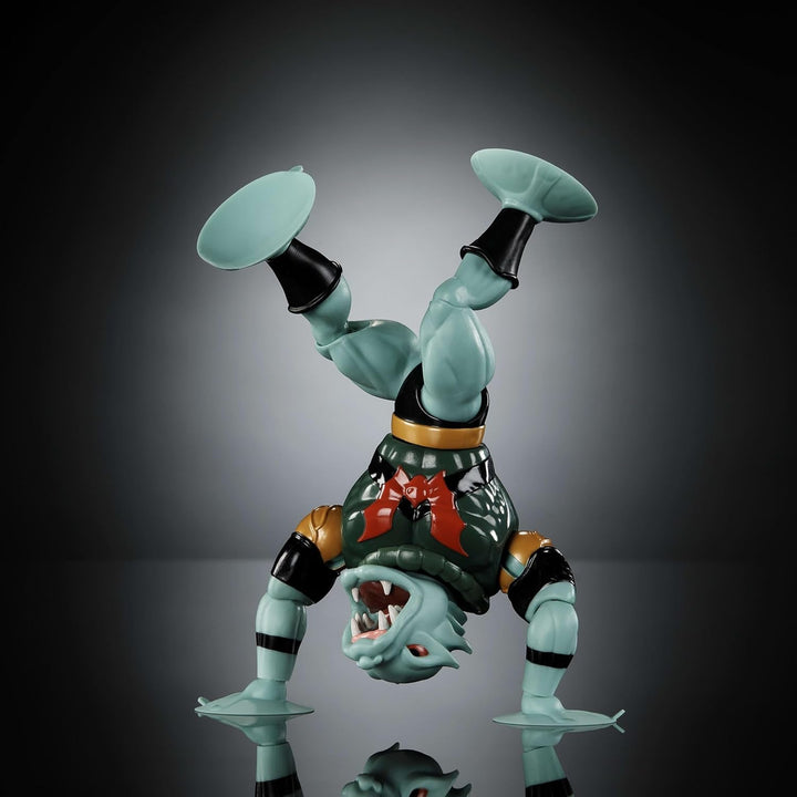 Masters of the Universe Origins Action Figure Leech din colecția de desene animate, aprox. 14 cm înălțime, monstru cu aspirație din serialul TV din anii 1980, design și accesorii cu multe detalii, JBM83