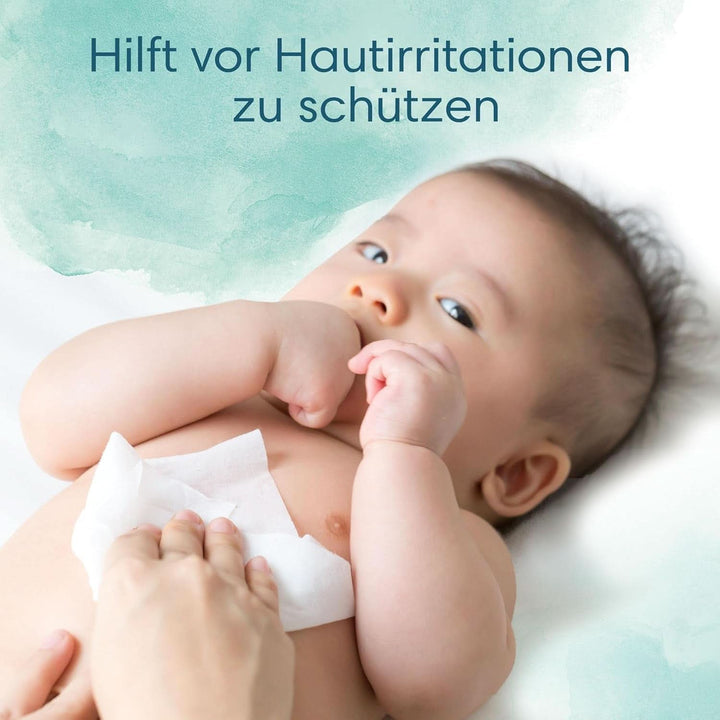 Pampers Harmonie Aqua Feuchttücher 15 Packungen Mit Jeweils 48 Feuchttüchern - 720 Feuchttücher, Die Helfen, Den Natürlichen Ph-Wert Der Haut Wiederherzustellen, Leichte Lotion Mit 99% Wasser