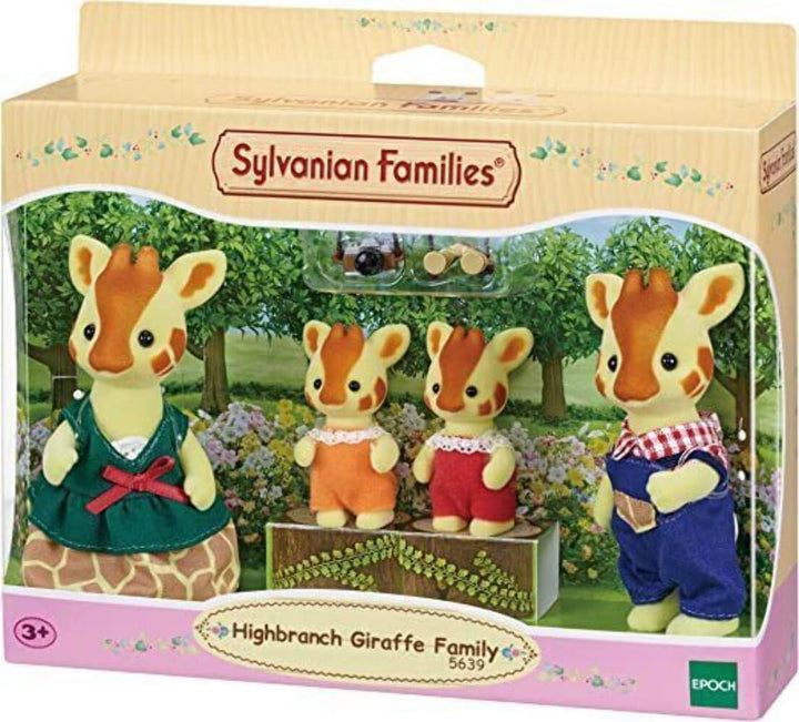 Sylvanian Families 5639 Familia Giraffe - Figuri pentru casa de păpuși