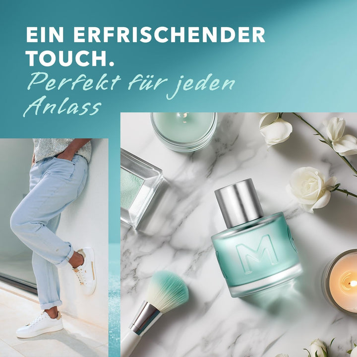 MEXX ICE TOUCH Woman Eau De Toilette, parfum de vară cu flori de portocal pentru femei active și inspirate, 20 ml