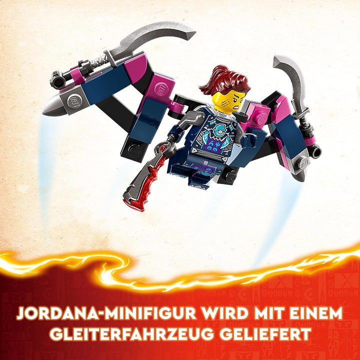 LEGO NINJAGO Kai's Ninja Climbing Mech Set, Jucărie Ninja cu figurină de acțiune construibilă și 4 mini figurine, set de aventură pentru copii, cadou de ziua de naștere pentru băieți și fete de 9 ani 71812