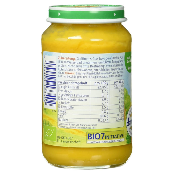 Bio Gemüse Mit Süßkartoffeln, Nach Dem 4. Monat, 190G