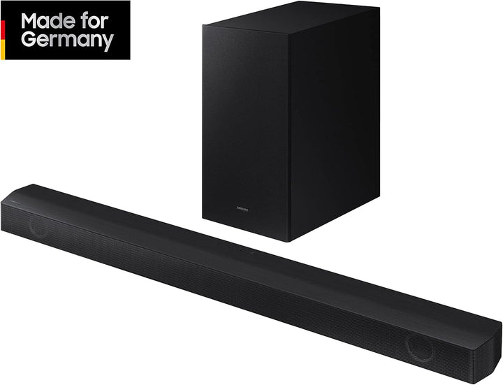 Samsung HW-B540 2.1-Kanal B-Soundbar (Deutsches Modell), Dolby 2.0 Und DTS Virtual:X, Adaptive Sound Lite, Game Mode [2022], Schwarz
