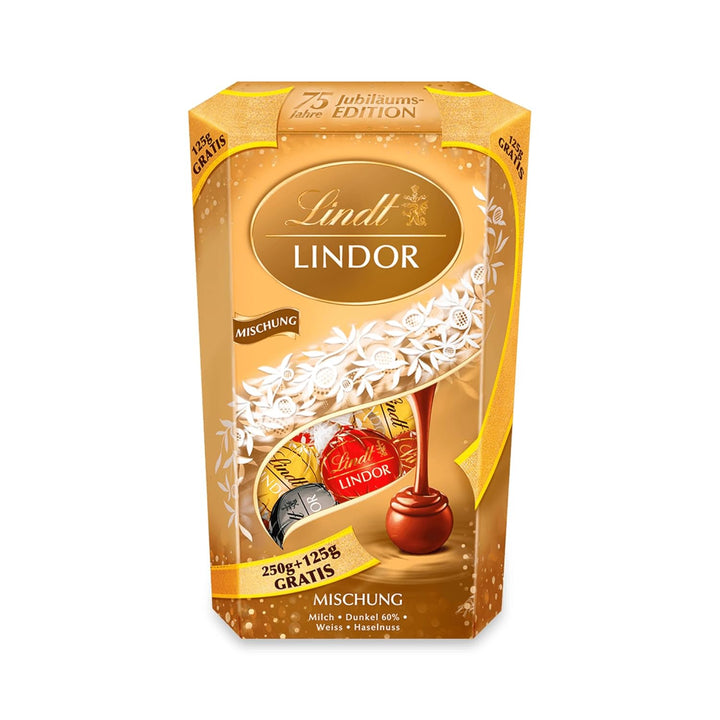 Lindt Schokolade LINDOR Kugeln Cheesecake | 137 G Beutel | Vollmilchschokolade Mit Zartschmelzender Cheesecake-Füllung | Pralinen-Geschenk | Schokoladen-Geschenk | LINDOR 75 Jahre