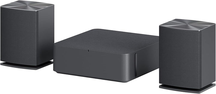 LG SQC4R 4.1 Soundbar (220W) Mit Kabellosem Subwoofer Und Rücklautsprechern (Adaptive Sound Control, Bluetooth), Schwarz
