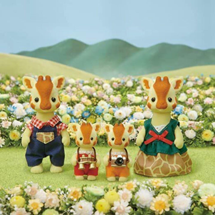 Sylvanian Families 5639 Familia Giraffe - Figuri pentru casa de păpuși