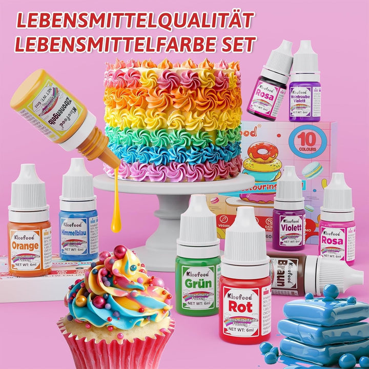 Coloranti alimentari lichizi, 6 ml Coloranti Alimentari Naty Shop