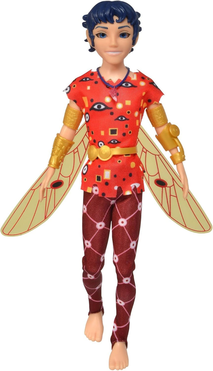 Simba 109480091 - Mia an Me Dressing Doll Mo, Elf cu aripi și picioare mobile, accesorii 6X și inel de prietenie, 24.5Cm, de la 3 ani [Exclusiv pe Amazon]