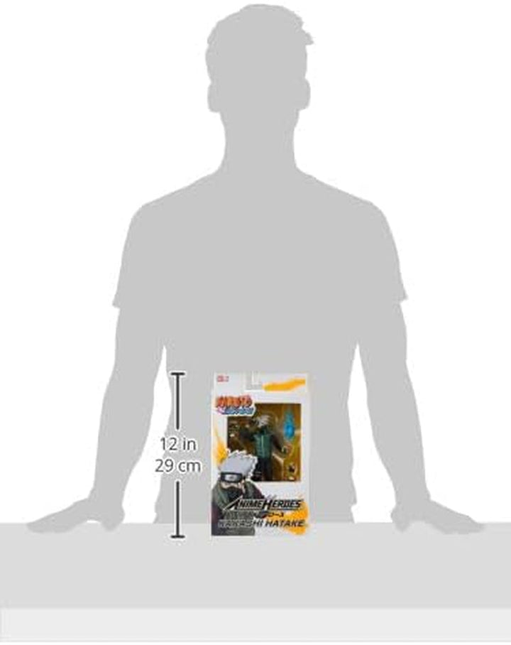 Bandai - Anime Heroes - Naruto Shippuden - Anime Hero Figures 17 Cm - Kakashi Hatake - Licență oficială - Figura articulată Kakashi - 36903