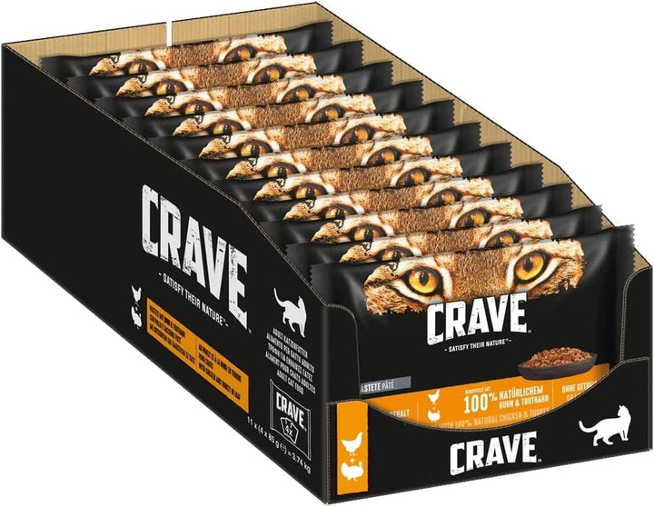 CRAVE Cat Portion Pouch Multipack Sos cu ton 13 X 4X85G