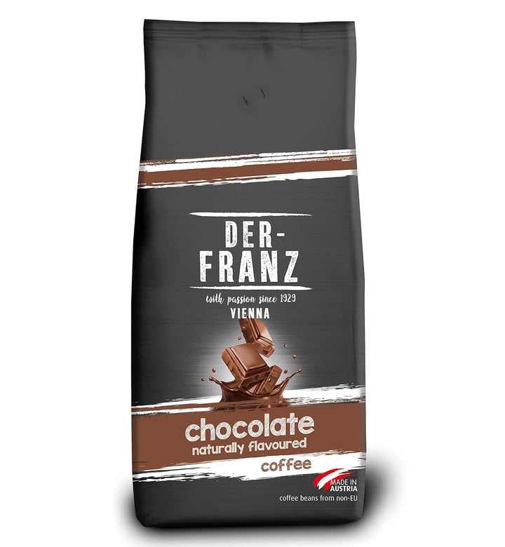 Der-Franz Kaffee, Mischung Aus Arabica Und Robusta, Geröstet, Ganze Bohne Aromatisiert Mit Natürlicher Haselnuss UTZ, 1000 G