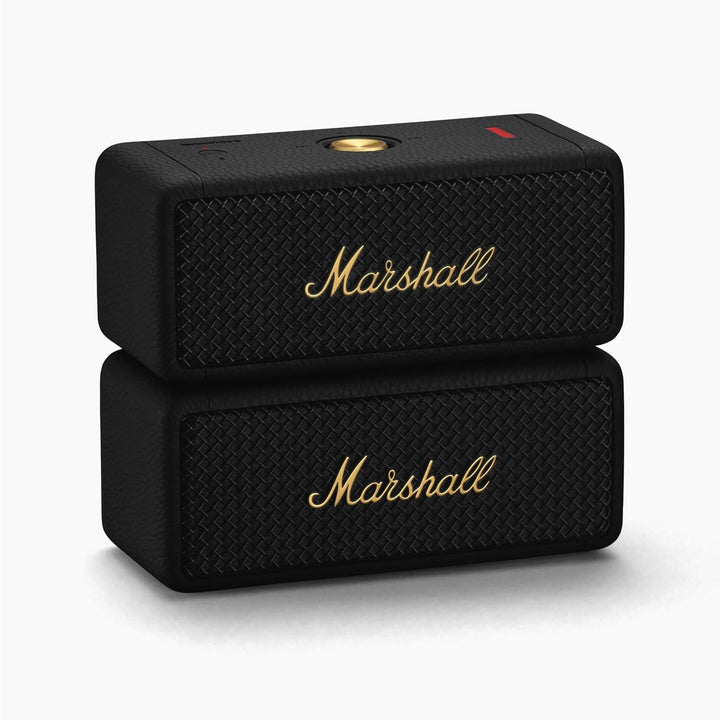 Marshall Emberton II Difuzor portabil Bluetooth, fără fir, rezistent la apă - negru și alamă