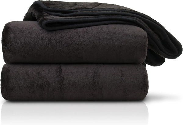 Amago - Kuscheldecke, Cashmere-Feeling, 180 X 220 Cm - Schwarz
