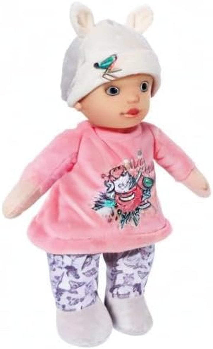 Zapf Creation 706428 Baby Annabell Sweetie pentru bebeluși 30Cm - Păpușă de cârpă roz moale pentru bebeluși, zornăitor integrat, lavabilă, poate fi folosită de la naștere.