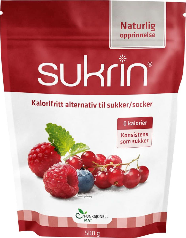 Sukrin Erythritol, alternativa naturală la zahăr fără calorii, 1 pachet, 500 grame