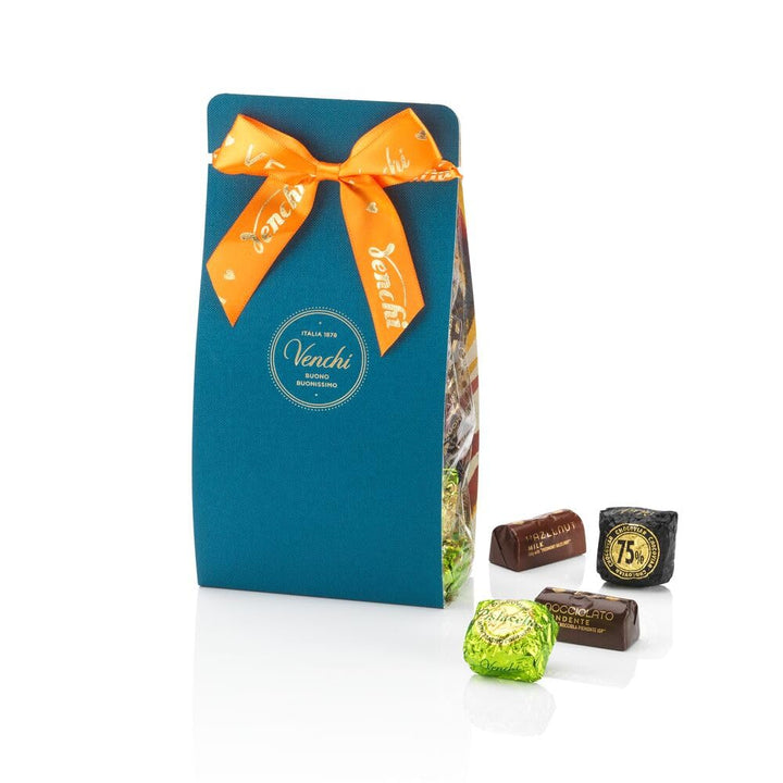 Venchi – Murrine Kollektion – Geschenkbox Mit Sortierten Chocoviar- Und Schokobarren-Pralinen, 403 G – Mit Igp-Piemont Haselnuss – Geschenkidee – Gluteinfrei