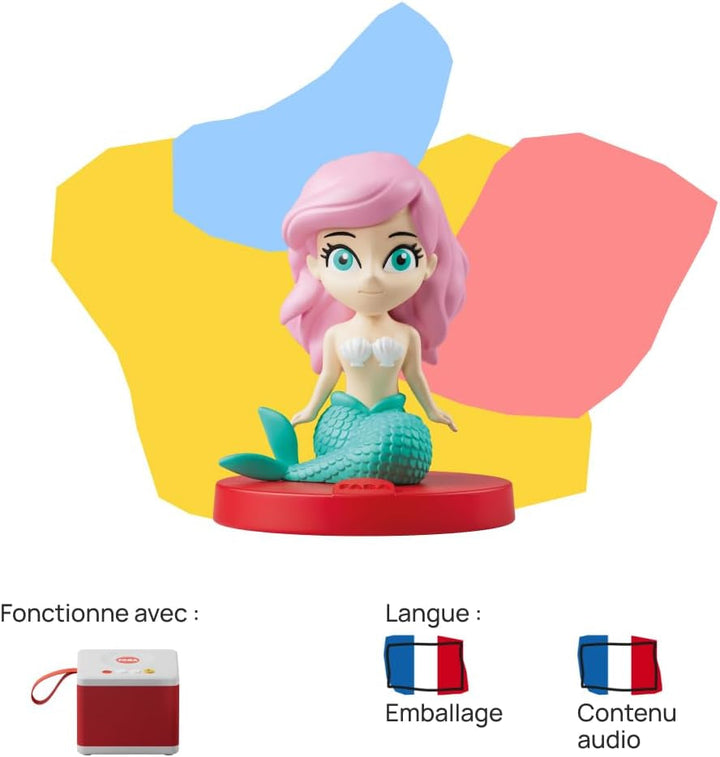 Figura cu sunet Mica Sirenă - povești cu sunet - jucărie, conținut educațional, versiune în limba franceză, copii de la 4 ani în sus Jucarii Bebe Naty Shop