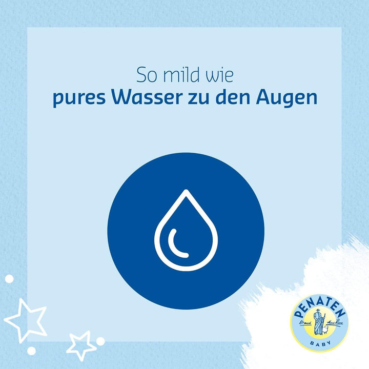 PENATEN Wasch- & Duschcreme (400 Ml), Mildes Baby Duschgel & Baby Shampoo Ohne Parabene & Farbstoffe Formuliert, Speziell Für Neugeborene Entwickeltes Baby Bad & Baby Haarshampoo Für Zarte Babyhaut