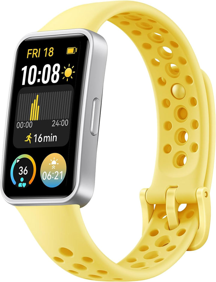 HUAWEI Band 10 Smartwatchï¼Œ Urmărire fitness cu suportKI, Analiză profesională a somnuluiï¼ŒMedia variabilității ritmului cardiac (HRV) în timpul somnului, Autonomie până la 14 zile, iOS & Androidï¼ŒBlack