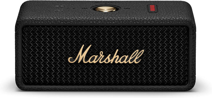 Marshall Emberton II Difuzor portabil Bluetooth, fără fir, rezistent la apă - negru și alamă
