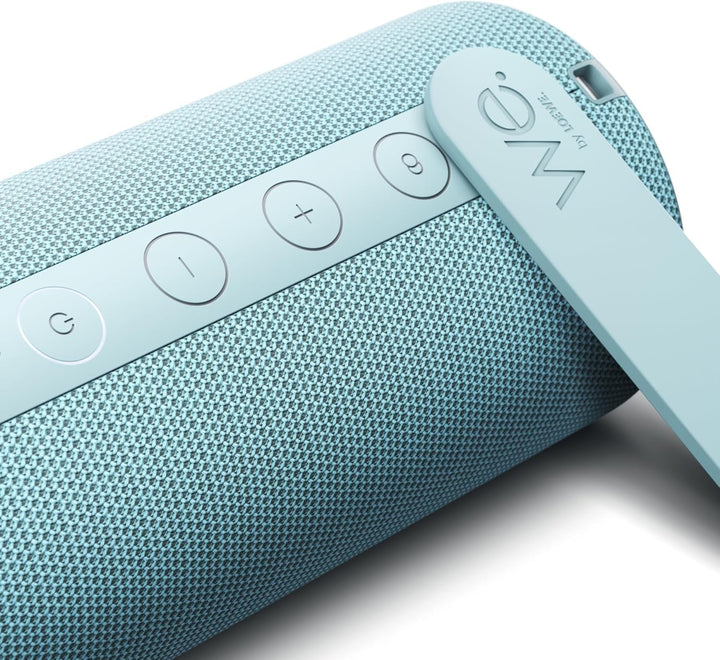 Loewe We. HEAR 1 Aqua Blue, Difuzor Bluetooth, 40W, rezistent la apă, portabil, reîncărcabil, durată lungă de viață a bateriei 14H, pentru utilizare în exterior și interior