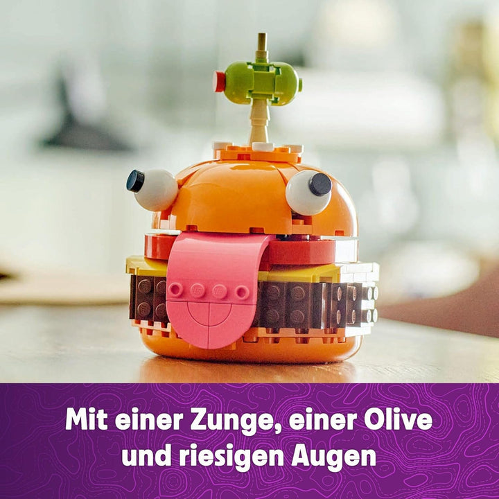LEGO Fortnite Durrr Burger, Set de construcție pentru jocul video pentru gameri cu vârsta de peste 9 ani, Model de expus, Figurină de colecționat, Cadou pentru copii, adolescenți și adulți, Obiect de colecție 77070