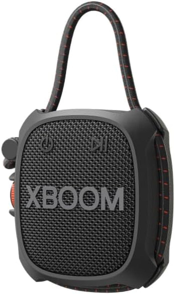 LG XBOOM Go DXG7, Difuzor Bluetooth portabil (40 wați, Google Assistant, Siri, iluminare), gri