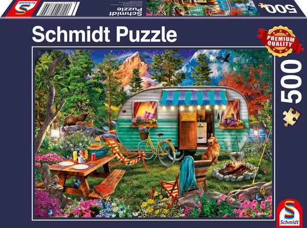 Schmidt Spiele 57379 Camper Romance, puzzle jigsaw 500 piese