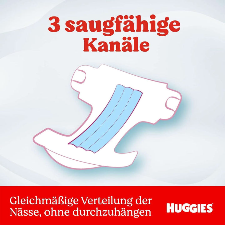 Huggies Ultra Comfort Babywindeln, Größe 5 (11-25 Kg), 126 Stück (Verpackung Kann Variieren)