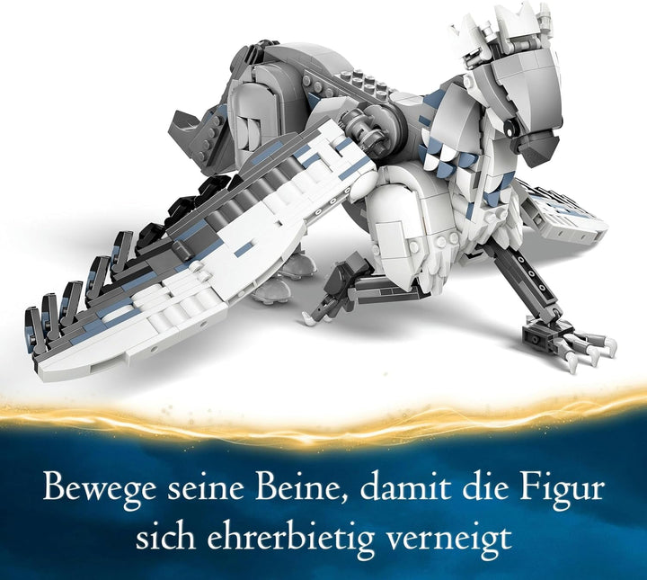 LEGO Harry Potter Hippogriff Buckbeak, jucărie creatură mitică de colecționat, set de joacă creativ pentru copii, cadou pentru băieți, fete și toți fanii 76427