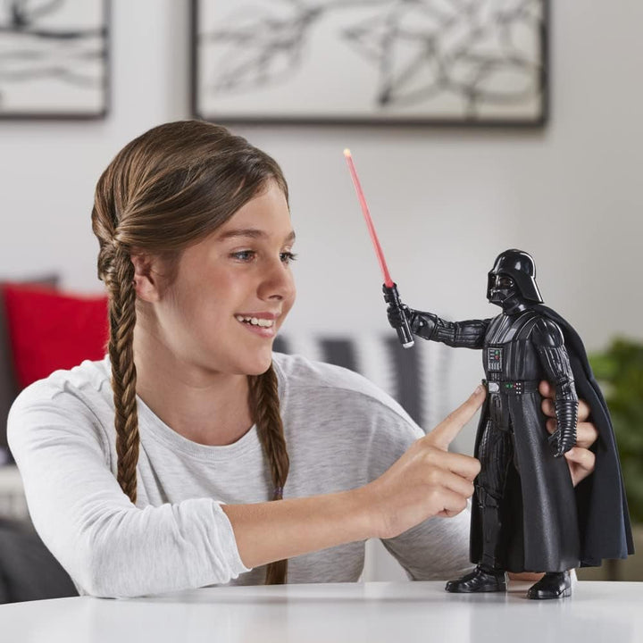 Star Wars Galactic Action Darth Vader, 30 Cm Large Interactive Electronic Action Figure, Jucărie pentru copii 4+
