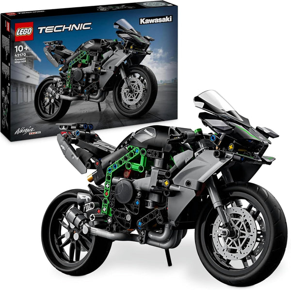 Motocicletă LEGO Technic Kawasaki Ninja H2R, cadou pentru copii și adulți pentru zile de naștere, decorare, jucărie, model pentru băieți și fete cu vârsta de 10+ 42170