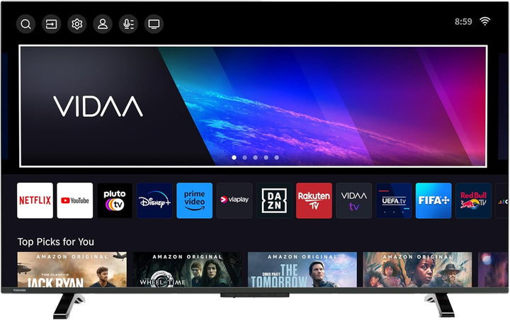 Toshiba 32LV3E63DAZ 32 Zoll Fernseher/Vidaa Smart TV (Full HD, HDR, Triple-Tuner, Bluetooth, Dolby Audio)