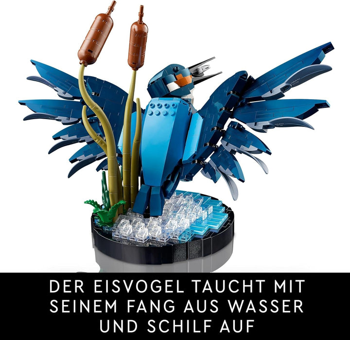 LEGO Icons Kingfisher Model Building Set pentru adulți, figură de pasăre pentru camera de zi sau birou, decorațiuni pentru casă și birou, cadou pentru iubitorii de păsări și ornitologi, femei și bărbați 10331