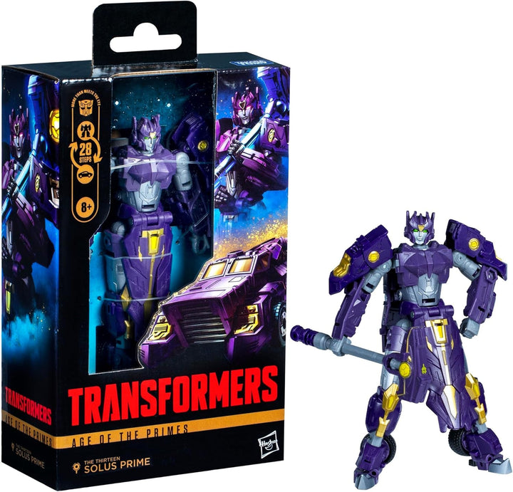 Transformers Age of the Primes Deluxe-Class the Thirteen Solus Prime Action Figure