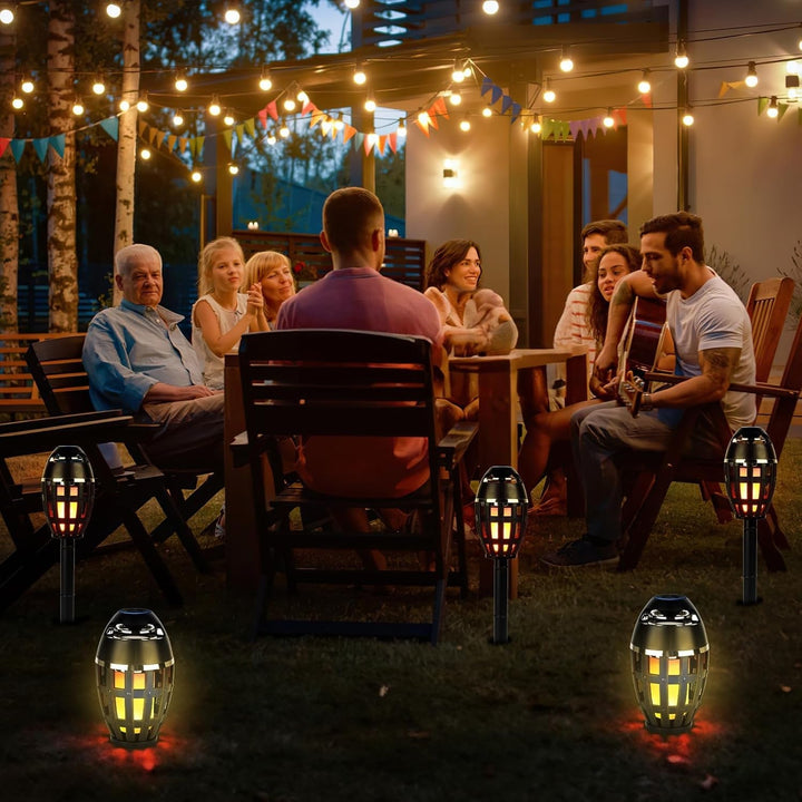 Wowlela Bluetooth Lautsprecher Mit Flammen Effekt, Tragbare Bluetooth-Lautsprecher Outdoor Kabellose Wasserdichter Bluetooth Lautsprecher Mit Licht, Für Terrasse, Garten, Geschenke Für Männer,Frauen