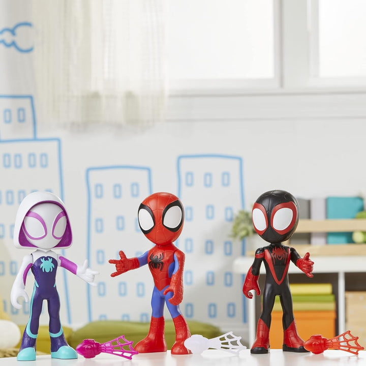 Marvel Spidey and His Amazing Friends Supersized Hero 22.5-Cm Action Figures 3-Pack