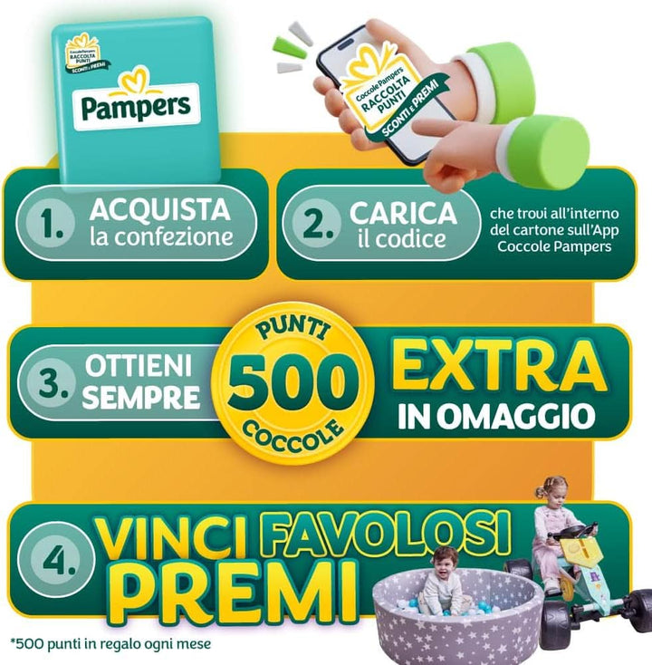 Pampers Baby Dry Junior Größe 5 (11-25 Kg), 192 Windeln + 500 Extra Kuschelpunkte Gratis