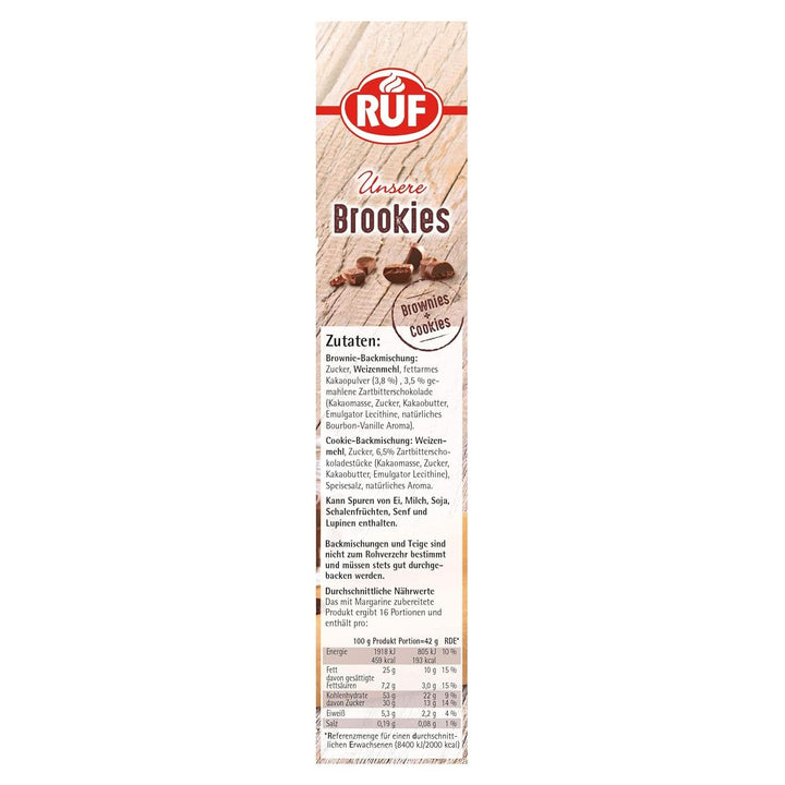 RUF Brookies, mix negrese și fursecuri, 460 grame