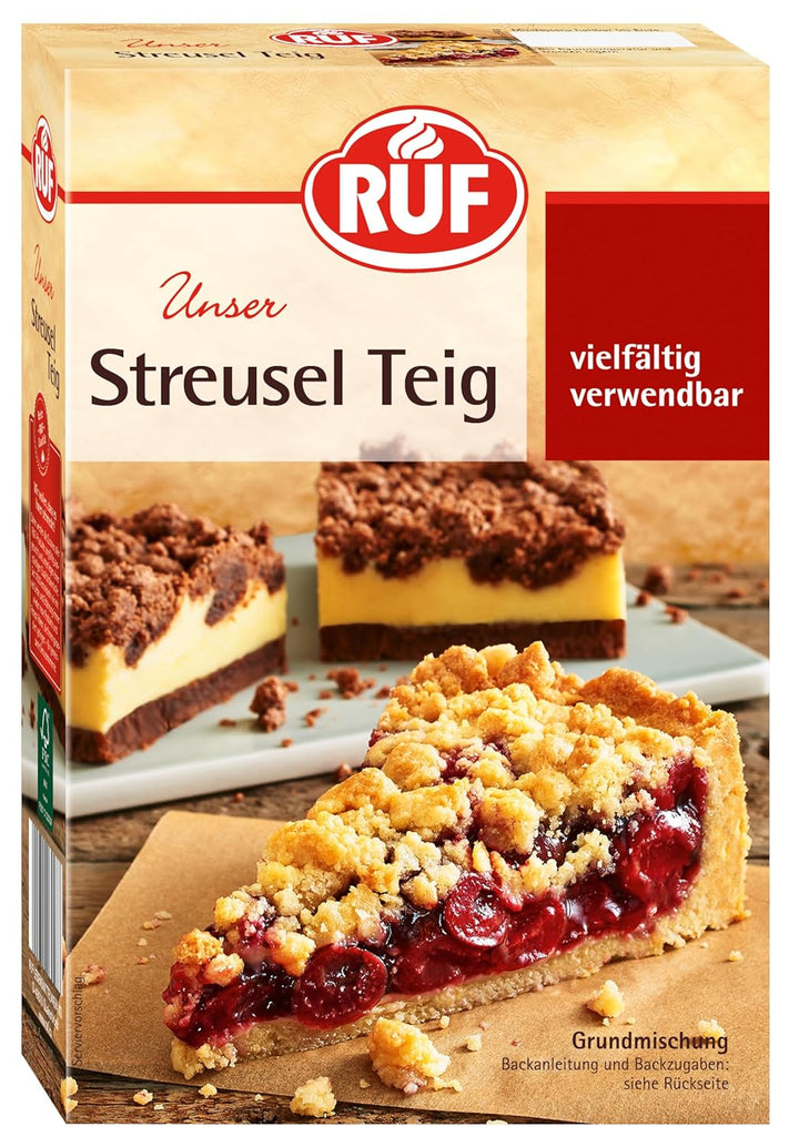 RUF Biskuit Teig, Backmischung Für Einen Saftigen Biskuitteig, Gelingsicher Und Schnell Zubereitet, Zur Herstellung Von Biskuitrollen, Biskuitkuchen Oder Tortenboden, 1 X 250G