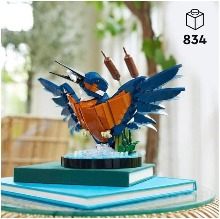 LEGO Icons Kingfisher Model Building Set pentru adulți, figură de pasăre pentru camera de zi sau birou, decorațiuni pentru casă și birou, cadou pentru iubitorii de păsări și ornitologi, femei și bărbați 10331