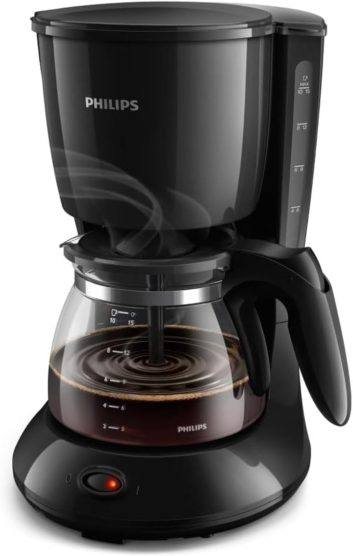 Filtru de cafea Philips - Termos de 1,2 litri, Până la 15 cești, Oțel inoxidabil, (HD7546/20), 1000Watts, 25,5 X 22,1 X 37,01 Cm, Argintiu/Negru
