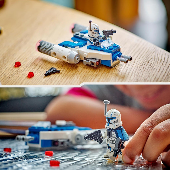LEGO Star Wars Căpitanul Rex Y-Wing Microfighter, cărămizi construibile pentru nave stelare de colecționat, idee de cadou pentru băieți și fete cu vârsta de 6+ 75391