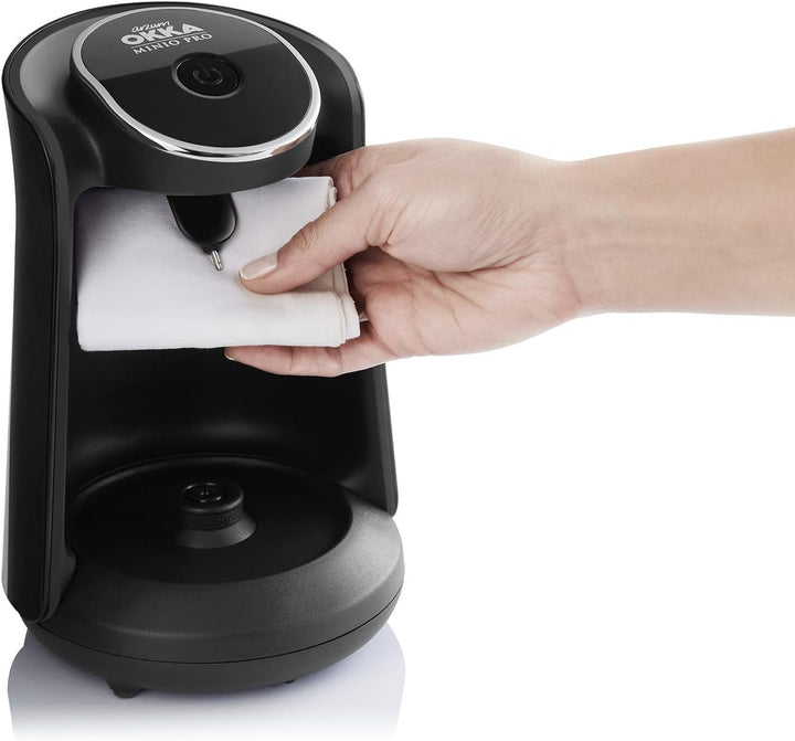 Cafetieră turcească Arzum Okka Minio, aparat Mocha, 1-4 căni, cană din oțel inoxidabil de 300 ml, protecție la preaplin, sistem inteligent de preparare, cană lavabilă, 480 W, cupru