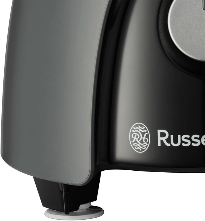 Russell Hobbs Küchenmaschine [Mixer/Gemüseschneider/Standmixer/Zerkleinerer/Blender] Food Processor (Kneten, Rühren & Schneiden Etc., Spülmaschinenfest, 900W Hochstleistung) Matte Charcoal 27111-56