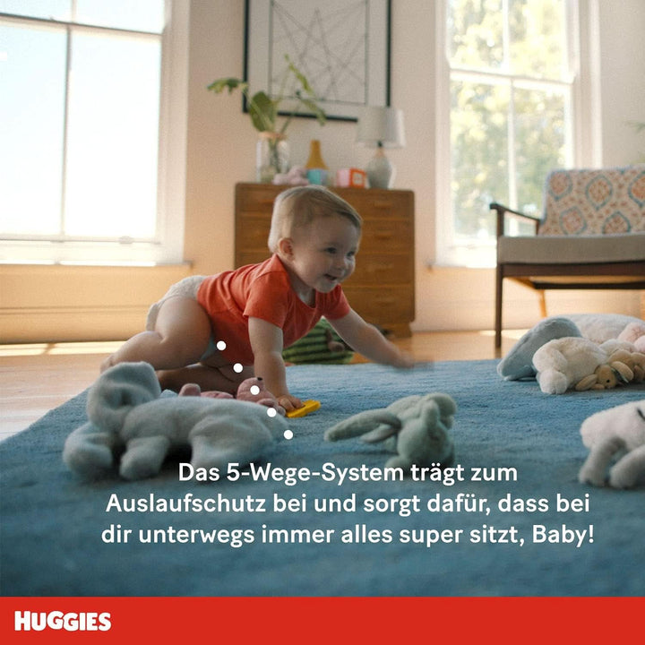 Huggies Ultra Comfort Babywindeln, Größe 3 (4-9 Kg), 168 Stück