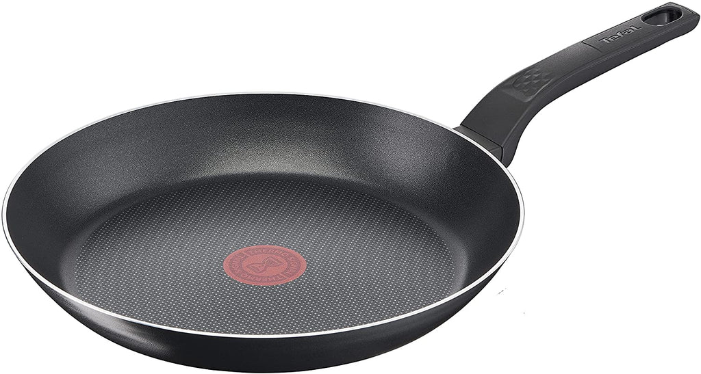 Tefal Easy Cook & Clean Bratpfanne 28 Cm, Antihaftbeschichtung, Thermo-Signal Temperaturindikator, Schwarz, B5550633 [Nicht Kompatibel Mit Induktion]