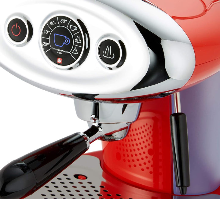 Cafea Illy, aparat de cafea pentru capsule Iperespresso X7.1 roșu