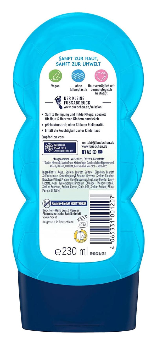 Bübchen Sportsfriend 2In1, Șampon și gel de duș, 230 ml