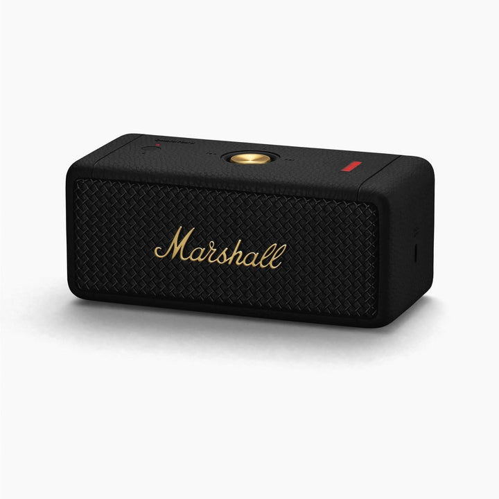 Marshall Emberton II Difuzor portabil Bluetooth, fără fir, rezistent la apă - negru și alamă